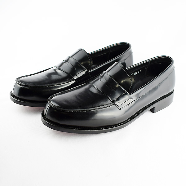Moccasin pour homme confort 264  noir verni cuir  Chaussure classique Maroc